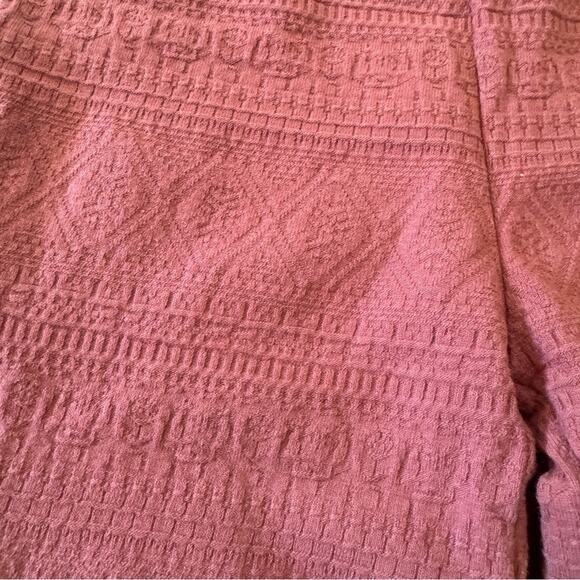 O’NEILL Girls’ Flared Pull On Textured Knit Pants Activewear Rose Size M - Picture 7 of 11